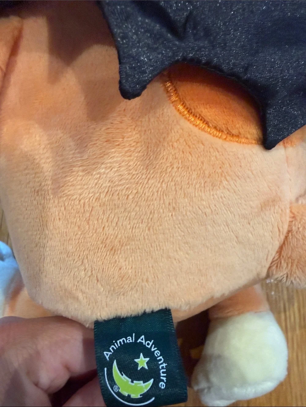 Bluey Bingo plush dressed in a vampire costume